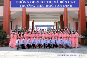TRƯỜNG TIỂU HỌC TÂN ĐỊNH CHÀO MỪNG NGÀY NHÀ GIÁO VIỆT NAM 20/11