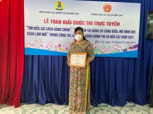 THÔNG BÁO KẾT QUẢ CUỘC THI TÌM HIỂU CẢI CÁCH HÀNH CHÍNH THỊ XÃ BẾN CÁT