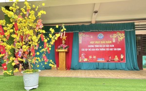 TRƯỜNG TIỂU HỌC TÂN ĐỊNH TỔ CHỨC HỌP MẶT ĐẦU NĂM 2023