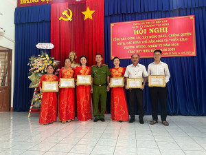 Hội nghị Tổng kết công tác xây dựng Đảng, chính quyền, mặt trận Tổ quốc, các đoàn thể năm 2023