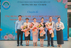 CHUYÊN ĐỀ CẤP TỈNH "ỨNG DỤNG CÔNG NGHỆ AI VÀ MỘT SỐ PHẦN MỀM NÂNG CAO CHẤT LƯỢNG DẠY HỌC TẠI TRƯỜNG TIỂU HỌC TÂN ĐỊNH"