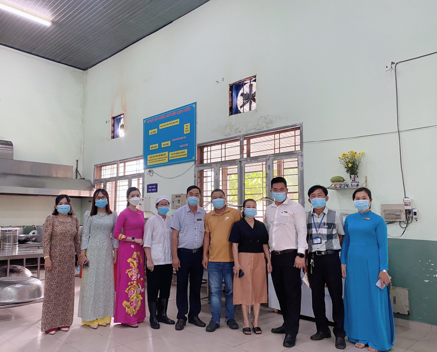 TRƯỜNG TIỂU HỌC TÂN ĐỊNH KẾT HỢP BDD CMHS KIỂM TRA BẾP ĂN - CĂN TIN