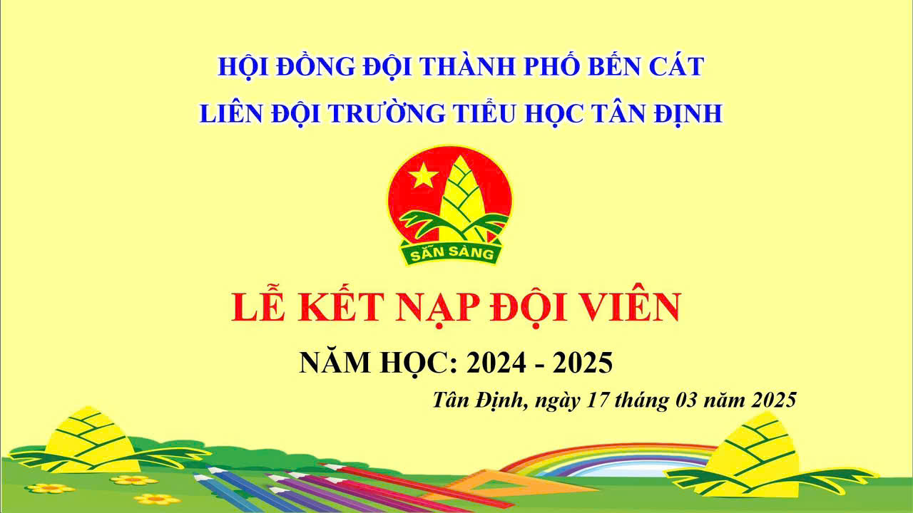 LỄ KẾT NẠP ĐỘI VIÊN NĂM HỌC 2024-2025