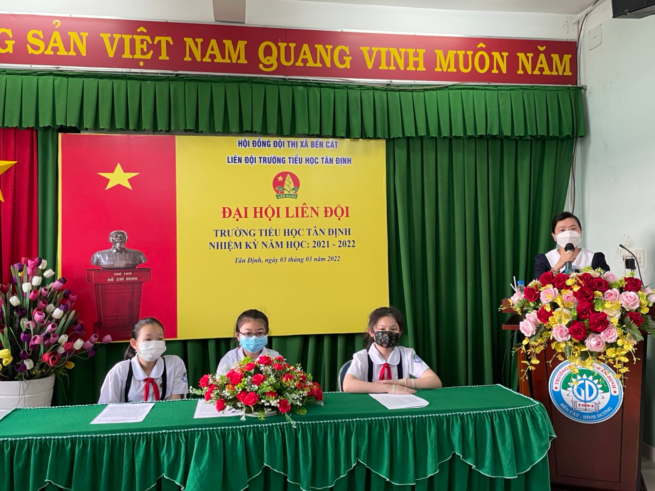 LIÊN ĐỘI TRƯỜNG TIỂU HỌC TÂN ĐỊNH  TỔ CHỨC ĐẠI HỘI LIÊN ĐỘI  NĂM HỌC 2020 – 2021